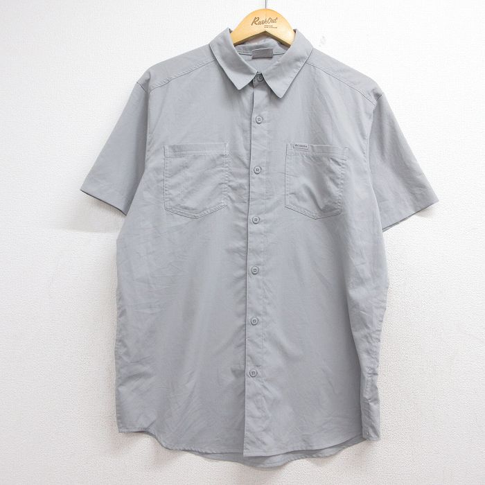 コロンビア 半袖シャツ グレー メンズL相当 | 古着