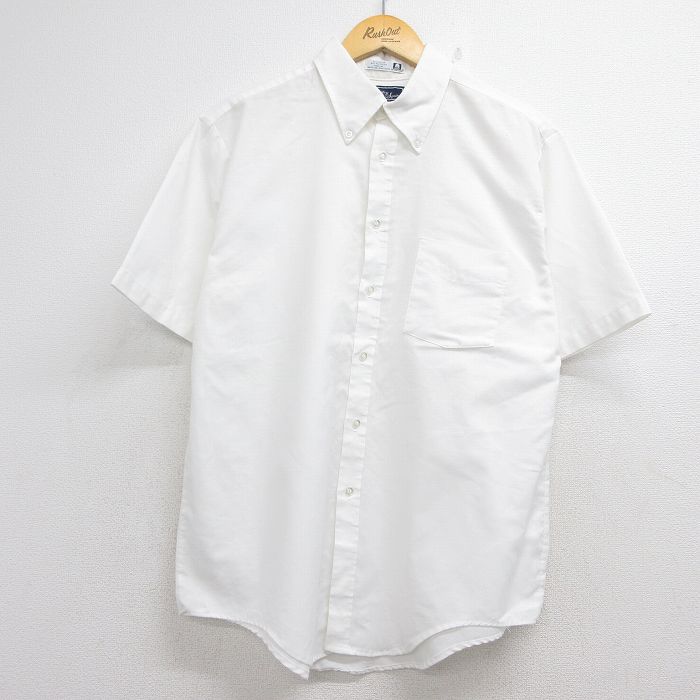 80s 半袖シャツ ホワイト メンズL相当 | 古着