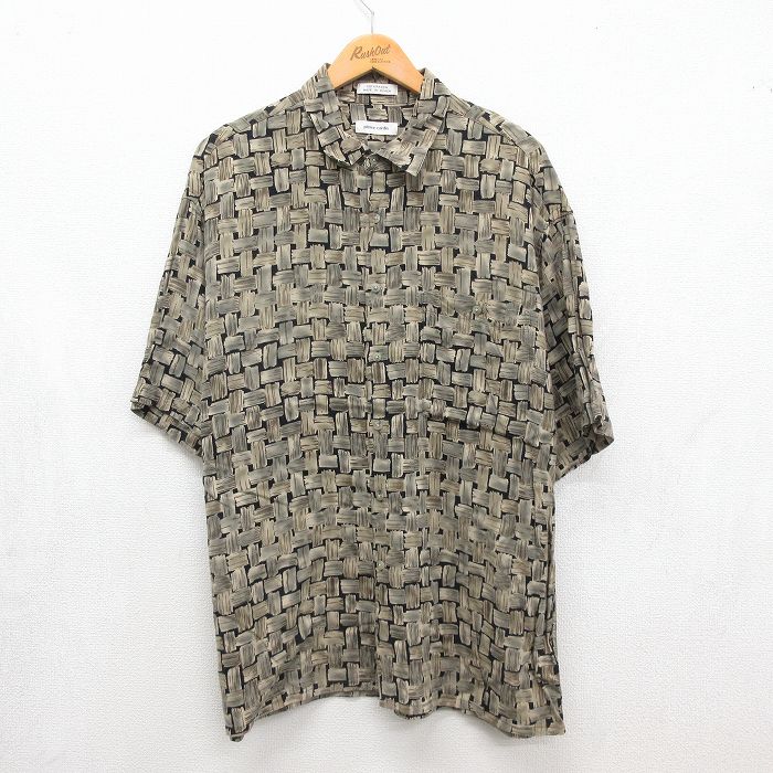 ピエールカルダン 00s 半袖シャツ カーキ メンズXL相当 | 古着