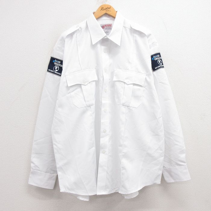 【50%OFF】長袖シャツ ホワイト XL | 古着
