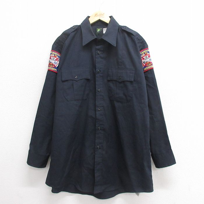 【50%OFF】ワークシャツ ミシシッピ ブラック XL | 古着