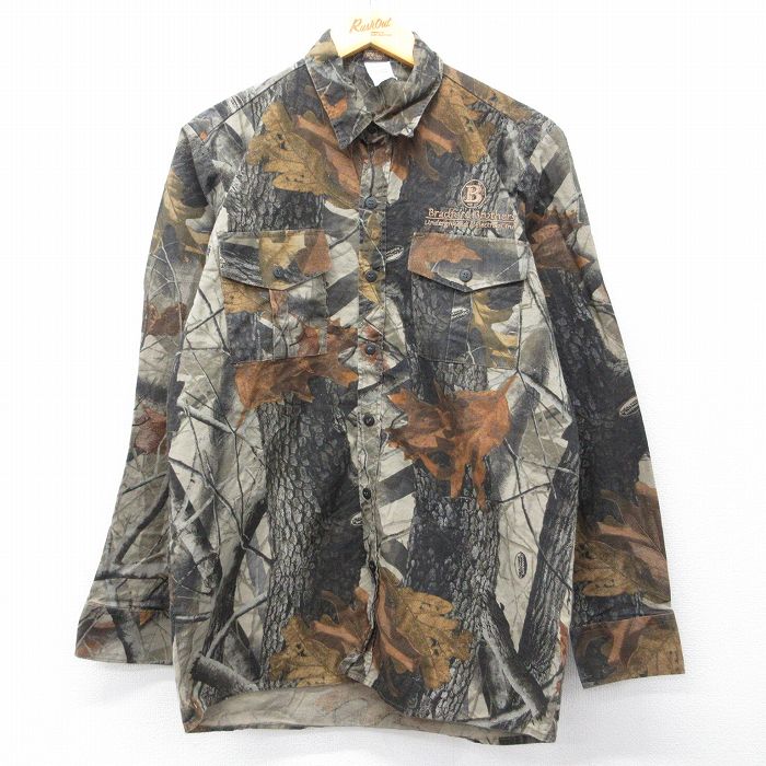 【20%OFF】Bradford 長袖ハンティングシャツ リアルツリー ブラウン L | 古着