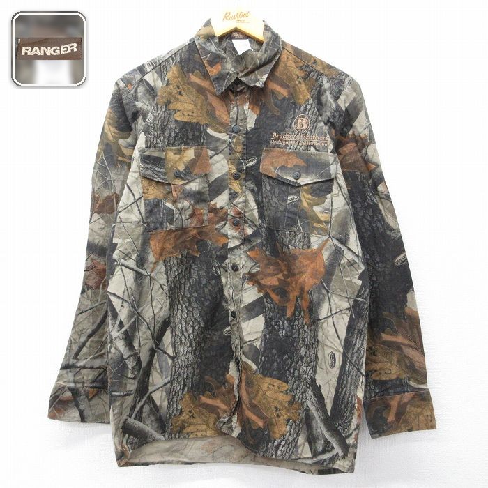 【50%OFF】Bradford 長袖ハンティングシャツ リアルツリー ブラウン L | 古着
