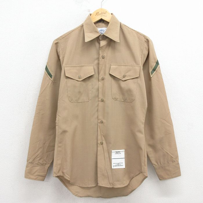 【20%OFF】ミリタリーシャツ ベージュ M | 古着