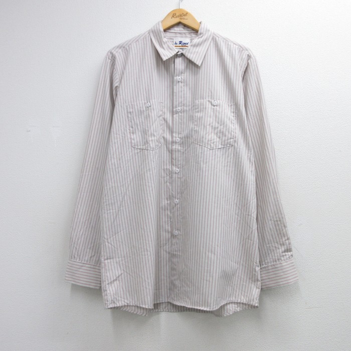 古着通販 XL☆古着 Rioco グレースト 長袖 シャツ メンズ 90年代 90s