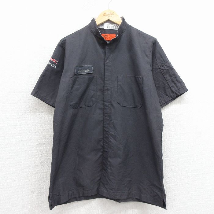 レッドキャップ 00s 半袖ワークシャツ GMC グレー メンズM相当 | 古着