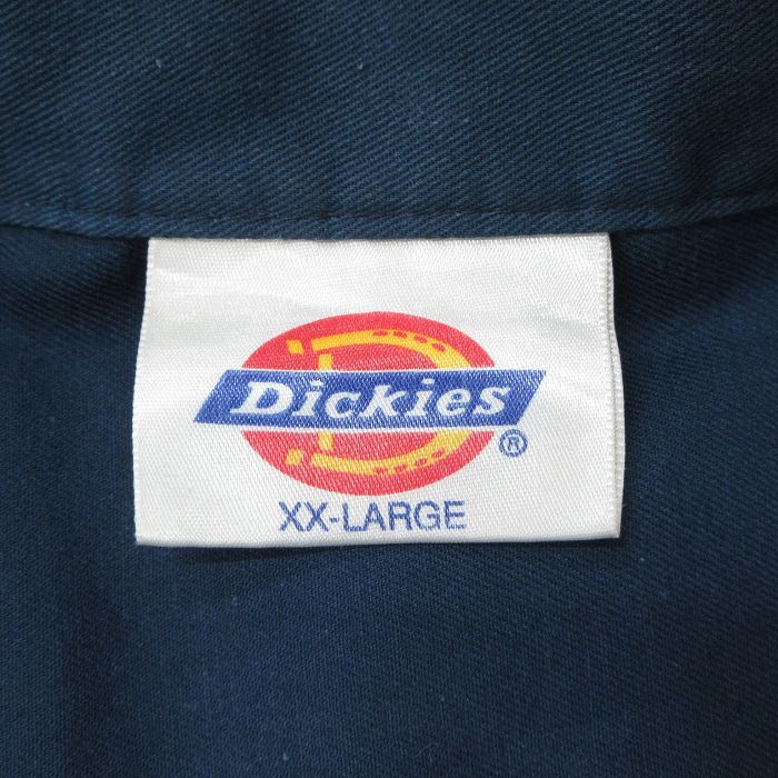 古着通販 XL☆古着 ディッキーズ 半袖 ワーク シャツ メンズ 90年代