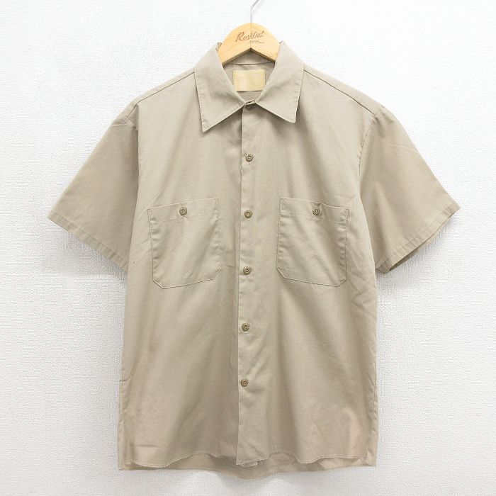 ワークシャツ ベージュ メンズXL相当 | 古着