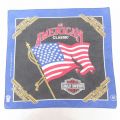 中古 ハーレーダビッドソン Harley Davidson バンダナ 80年代 80s 星条旗 USA製 青 ブルー 【spe】 25jun27