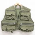 XL★古着 オービス ORVIS フィッシング ベスト メンズ 80年代 80s ワンポイントロゴ 【spe】 25aug12 中古 アウター