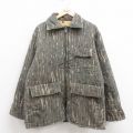 XL★古着 SAFTBAK 長袖 ハンティング ジャケット メンズ 90年代 90s リアルツリー USA製 緑他 グリーン 迷彩 25sep25 中古 アウター