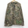 L★古着 長袖 ハンティング ジャケット メンズ 90年代 90s リアルツリー ラグラン USA製 茶他 ブラウン 迷彩 【spe】 25oct15 中古 アウター