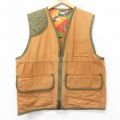 XL★古着 SAFTBAK ハンティング ベスト メンズ 90年代 90s ダック地 大きいサイズ USA製 茶系他 ブラウン 25oct22 中古 アウター