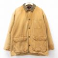 XL★古着 ジェイクルー 長袖 ハンティング ジャケット メンズ 90年代 90s 襟コーデュロイ 大きいサイズ コットン 茶他 内側ウール【spe】 26jan20