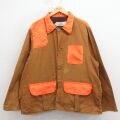 XL★古着 レッドヘッド 長袖 ハンティング ジャケット メンズ 90年代 90s ダック地 大きいサイズ コットン USA製 茶他 26mar03