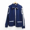 L★古着 長袖 ジャージ メンズ 80年代 80s タロン 紺他 26mar28