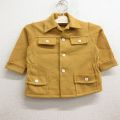 【50%OFF】古着 JCペニー 長袖 シャツ キッズ ボーイズ 子供服 70年代 70s 開襟 オープンカラー USA製 茶系 ブラウン 24jan16