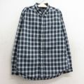 古着 ラルフローレン Ralph Lauren 長袖 ブランド シャツ キッズ ボーイズ 子供服 ワンポイントロゴ コットン ボタンダウン 紺他 ネイビー チェック 24jun29