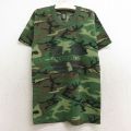 古着 半袖 ビンテージ ヒップホップ ラップ Tシャツ キッズ ボーイズ 子供服 90年代 90s ウータンクラン クルーネック USA製 濃紺 ネイビー 迷彩 【spe】 24aug19