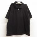 【50%OFF】古着 フィラ FILA 半袖 ポロ シャツ キッズ ボーイズ 子供服 90年代 90s ワンポイントロゴ コットン USA製 黒 ブラック 24aug19