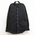 古着 ラルフローレン Ralph Lauren 長袖 ブランド シャツ キッズ ボーイズ 子供服 ワンポイントロゴ コットン ボタンダウン 黒 ブラック 24aug31