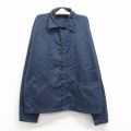 古着 キャンパス 長袖 ナイロン ジャケット キッズ ボーイズ 子供服 80年代 80s 濃紺 ネイビー 24dec27