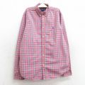 古着 ラルフローレン Ralph Lauren 長袖 ブランド シャツ キッズ ボーイズ 子供服 ワンポイントロゴ コットン ボタンダウン ピンク他 チェック 25mar03