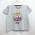 古着 スクリーンスターズ 半袖 ビンテージ Tシャツ キッズ ボーイズ 子供服 80年代 80s ピエロ サーカス クルーネック USA製 グレー 霜降り 25may07