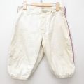 古着 ビンテージ ベースボール パンツ キッズ ボーイズ 子供服 70年代 70s 白 ホワイト 25jun03