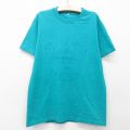 古着 半袖 ビンテージ Tシャツ キッズ ボーイズ 子供服 90年代 90s セントルイス ミズーリ クルーネック 青緑 25jun03