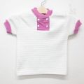 古着 半袖 ビンテージ サーマル Tシャツ キッズ ガールズ 子供服 90年代 90s ツートンカラー USA製 白他 ホワイト 25jun07
