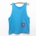 古着 オーシャンパシフィック OP ビンテージ タンクトップ キッズ ボーイズ 子供服 90年代 90s 棒人間 クルーネック USA製 水色 25jun14