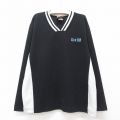古着 コンバース 長袖 ビンテージ Tシャツ キッズ ボーイズ 子供服 00年代 00s オールスター Vネック 黒他 ブラック 25jun14