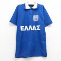 古着 半袖 サッカー シャツ キッズ ボーイズ 子供服 ギリシャ 青 ブルー 25jul24