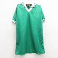 古着 半袖 サッカー シャツ キッズ ボーイズ 子供服 緑 グリーン 25jul24