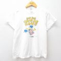 古着 半袖 ビンテージ Tシャツ キッズ ボーイズ 子供服 00年代 00s チアリーダー コットン クルーネック 白 ホワイト 25aug04