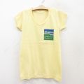 古着 半袖 ビンテージ Tシャツ キッズ ボーイズ 子供服 80年代 80s シャクリー Vネック USA製 黄 イエロー 25aug06