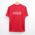 古着 半袖 ビンテージ Tシャツ キッズ ボーイズ 子供服 80年代 80s コカコーラ 胸ポケット付き メッシュ地 クルーネック 赤 レッド 25aug20