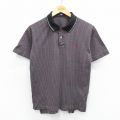 古着 ラルフローレン Ralph Lauren ポロスポーツ 半袖 ポロ シャツ キッズ ボーイズ 子供服 ワンポイントロゴ グレー他 チェック 25sep03
