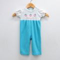 古着 半袖 ロンパース キッズ ボーイズ 子供服 80年代 80s いちご クルーネック USA製 水色他 25sep03