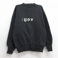 古着 長袖 スウェット キッズ ボーイズ 子供服 90年代 90s JUDY クルーネック 黒 25dec03