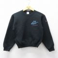古着 ジャージーズ 長袖 スウェット キッズ ボーイズ 子供服 90年代 90s TEAM Elan クルーネック USA製 黒 26jan28