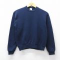 古着 ジャージーズ 長袖 スウェット キッズ ボーイズ 子供服 90年代 90s 無地 クルーネック USA製 紺 26jan28