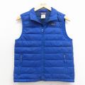 古着 パタゴニア patagonia ダウン ベスト キッズ ボーイズ 子供服 青 26feb04