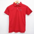古着 ザフォックス THE FOX 半袖 ポロ シャツ キッズ 子供服 80年代 80s レッド 26may23