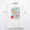 古着 ジャージーズ 半袖 ビンテージ Tシャツ キッズ ボーイズ 子供服 00年代 00s スクールバス クルーネック ホワイト 26jun11