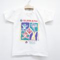 古着 フルーツオブザルーム 半袖 ビンテージ Tシャツ キッズ ボーイズ 子供服 90年代 90s CELEBRATE コットン クルーネック USA製 ホワイト 26jun11