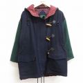 古着 長袖 ウール ジャケット パーカー レディース 00年代 00s 紺他 ネイビー 内側キルティング 24oct05 中古 アウター ジャンパー ブルゾン
