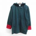 古着 マッキントッシュ 長袖 ウール ジャケット パーカー レディース 90年代 90s 大きいサイズ ロング丈 USA製 緑 グリーン 24nov05 中古 アウター ジャンパー ブルゾン