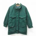 古着 ランズエンド 長袖 コート レディース 00年代 00s ロング丈 シンサレート 緑 グリーン 内側ウール 24nov27 中古 アウター